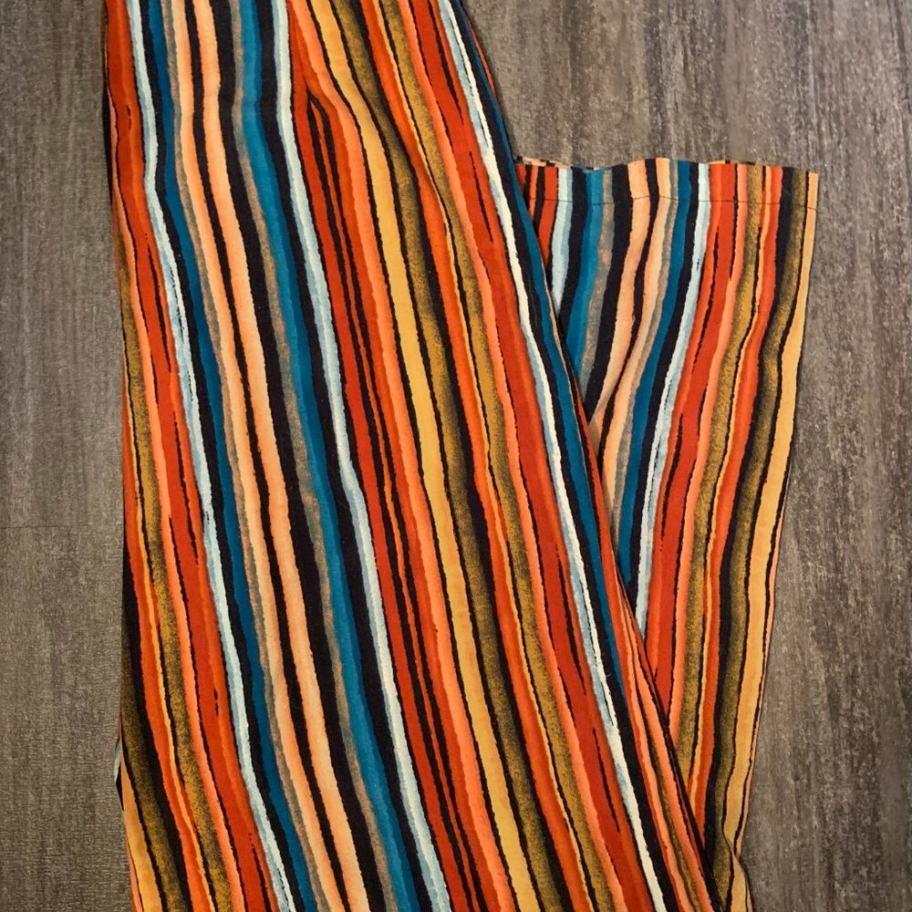 Forever 21 Rainbow Striped Palazzo Pant